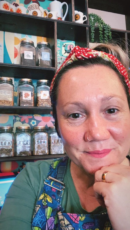 Cassie the founder and herbalist at bloomin wild remedies whitstable